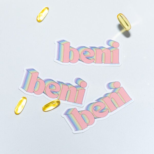 beni rainbow sticker - Image 3